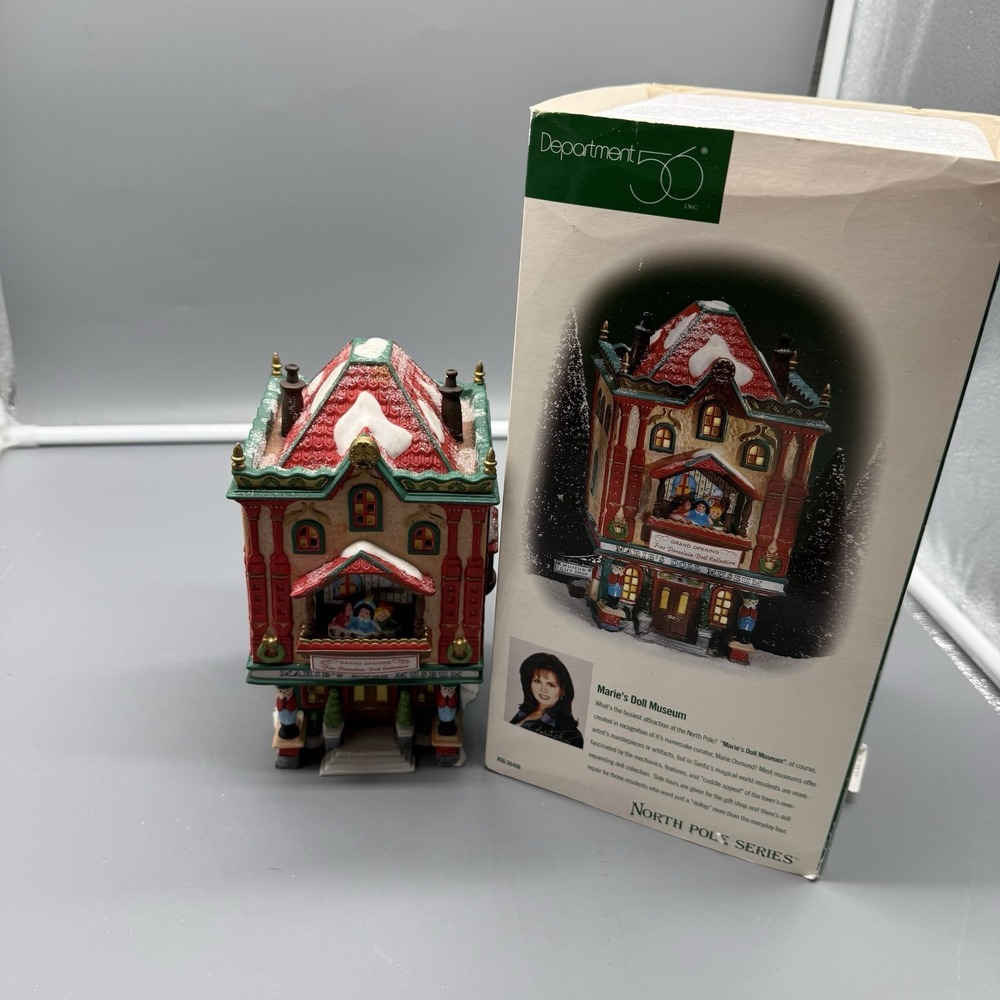 Dept 56 North Pole Series - Marie's Doll Museum # 56.56408  Marie Osmond Retired